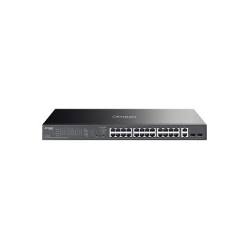 Omada 28-Port Gigabit Easy Managed Switch with  24-Port PoE+