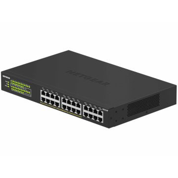 24PT GIGE UNMANAGED SWCH W/ POE+