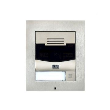 2N IP Solo inbouw intercom zonder camera (zilver) zonder camera