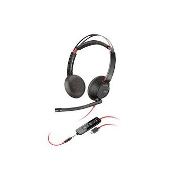 Poly Blackwire 5220 USB-C HS +3.5MMP +USB-C/A