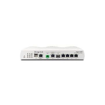 Vigor 1220 XGS-PON router, XGS-PON poort 1x 1Gbe WAN poort, 1x 10GbE WAN/LAN,