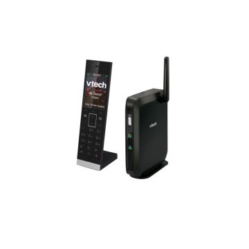 CTM-S2116 Silver & Black (PSU EU) 1-Line SIP Hidden Base, 1 Cordless Color HS + Char