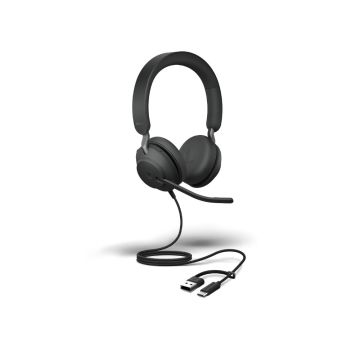 Jabra Evolve2 40 SE, USB C/A, UC Stereo