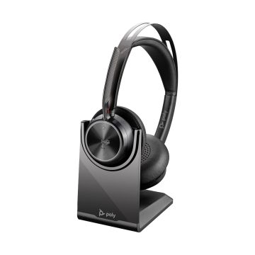 POLY VOYAGER FOCUS 2 USB-C-C HEADSET USB-C/A ADAPTER + CHARGING STAND